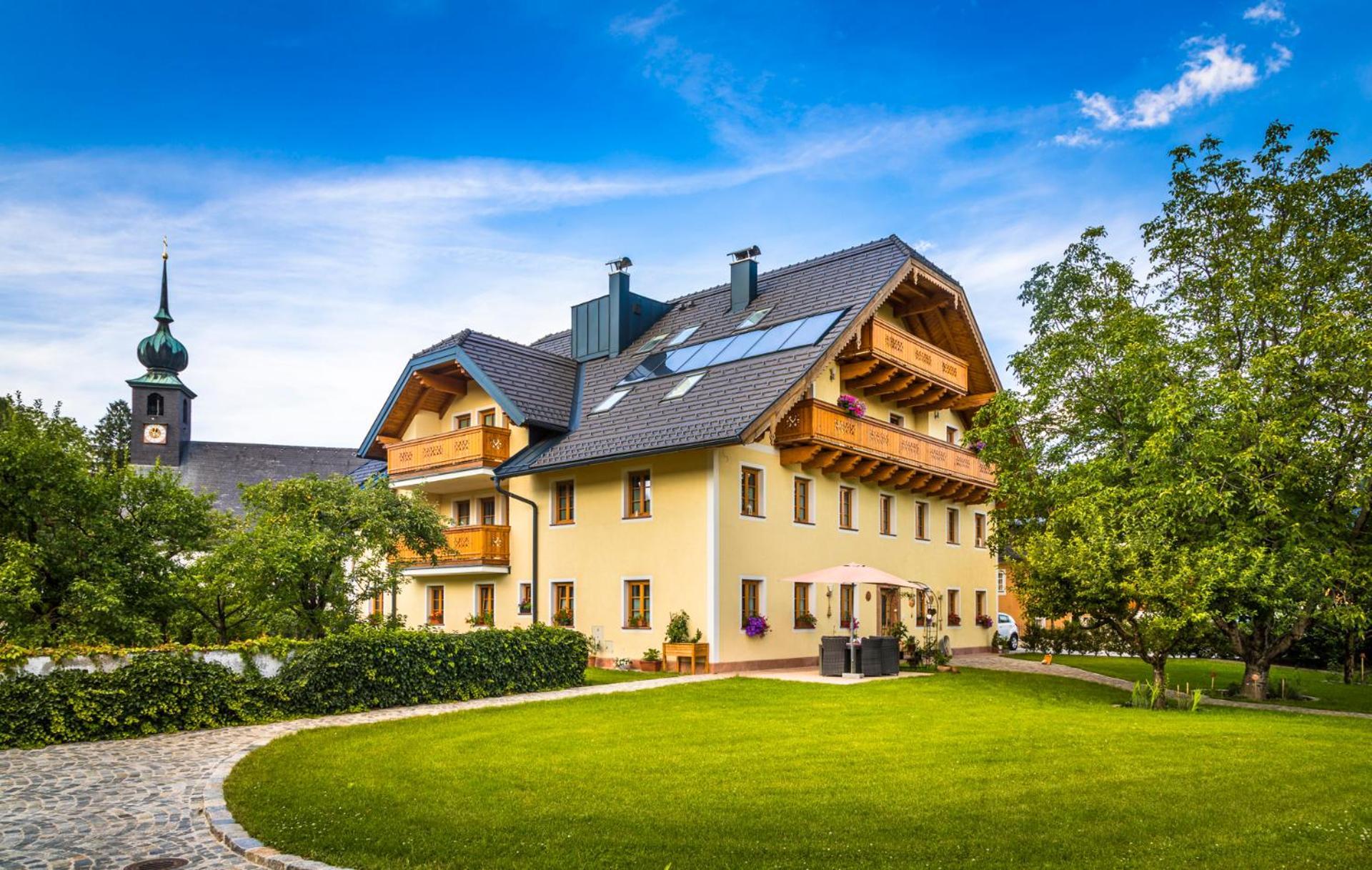 Landhaus Appartement Seidenwebergut Anif Bei Salzburg Niederalm Exterior photo